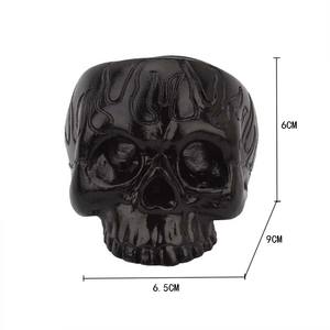 European American Creative Flame Black <strong>Candle</strong> <strong>Holder</strong> Eco-Friendly Retro Horror Mini Resin Ornament for Halloween - Product Image 4
