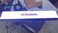 Écran d'affichage LED couleur pleine P2.5 GOB pour intérieur avec contrôle WIFI, écran publicitaire pour magasin avec cadre en acier inoxydable