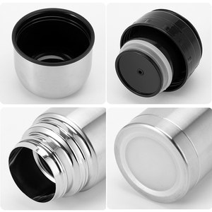 <span class=keywords><strong>Thermos</strong></span> classique 1000 ml en acier inoxydable 304 avec couvercle amovible et bec verseur à pression, anti-fuite, pour voyage et extérieur, gourde isotherme de qualité supérieure - Product Image 5