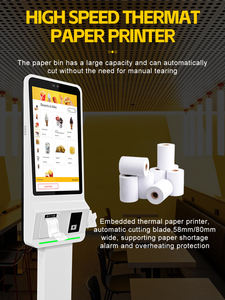 Kiosco de Autoservicio Sinmar con Pantalla Táctil AI, Punto de Venta, Computadora de Pago con Impresora - Product Image 6