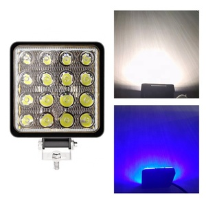 Projecteur de travail LED haute puissance 48W 4x4 12V-24V carré pour camion, projecteur de recul tout-terrain, barres lumineuses LED pour camion, tracteur, remorque - Product Image 3