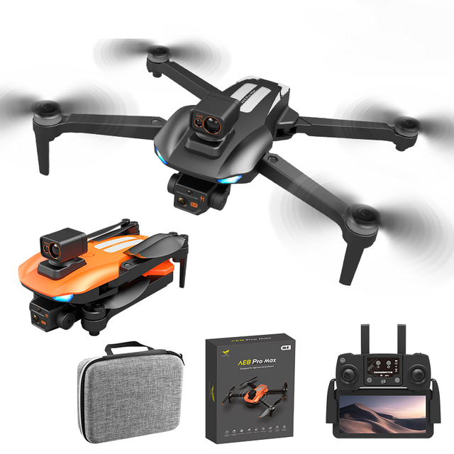 AE8 Pro Max Drone GPS Drone Obstacle Avoidance Quadcopter 8K HD Brushless Aerial AE8 PRO Drone
