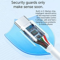 Cable USB Tipo-C Personalizado con Trenzado de Nailon, Carga Rápida PD 20W 60W 3A 5A 6A 15 USB-C para Teléfonos Móviles, Impresoras y Auriculares
