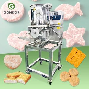 Small <b>Scale</b> Veggie Burger Cook Grill Form Molding Commercial Jamaican Burger Patty Machine to Make Patty - Product Image 1