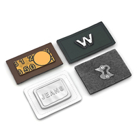 Étiquettes et marqueurs en cuir écologiques personnalisés avec logo en relief pour vêtements et jeans - Forme en rouleau, toutes couleurs, tailles personnalisées