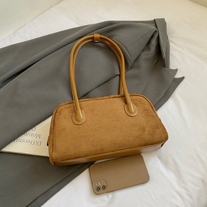 Autumn-Winter Custom Logo Light-Weight Durable Large Capacity <b>Tote</b> <b>Bag</b> Suede PU Women's Shoulder <b>Bag</b> - Product Image 3