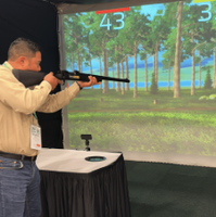 Máquina de Juego de Disparos Interactiva con Pistola de Juguete Multijugador Comercial para Interiores, Simulador de Disparos con Proyección Interactiva