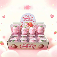 Jouet anti-stress en blocs de construction, en forme d'éléphant, cochon rose, ours, fraise, poulet, hamster, dinosaure, jouet à presser, jouet sensoriel, jouet promotionnel
