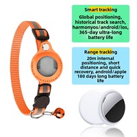 Nouveau kit de localisation intelligent Airtag, collier anti-perte pour animaux de compagnie, collier réfléchissant pour chat