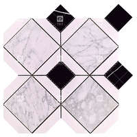 Mosaïque de carreaux de sol en marbre naturel moderne, décoration de luxe, crédence de cuisine, mosaïque de marbre pour la décoration de la maison