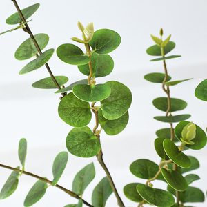 Plante artificielle d'eucalyptus de simulation, aspect film d'impression 3D, 97 cm de hauteur, en PVC souple, décoration verte, fabriquée en Chine - Product Image 4