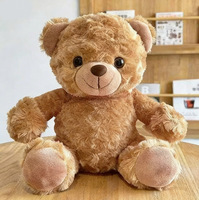 Ours en peluche super doux pour la remise des diplômes, ours en peluche avec toge académique, cadeau commémoratif, rembourrage en coton PP, logo personnalisé