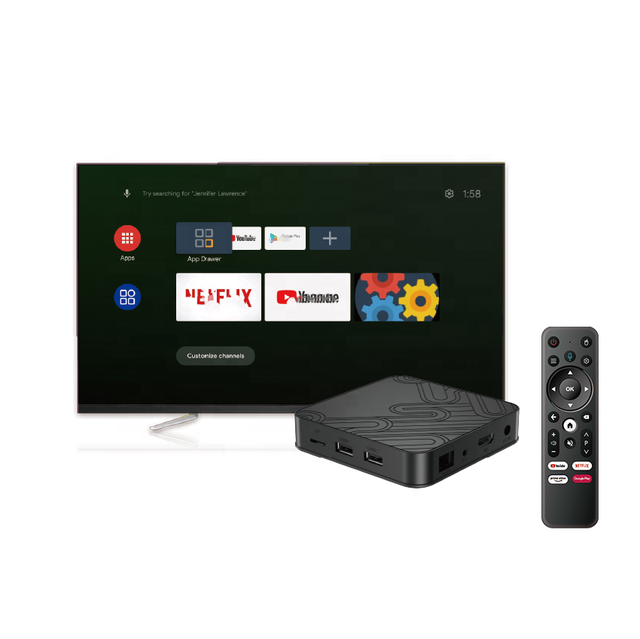Z8 Pro Android 12 Quad Core TV Box 2GB 8GB 4K 60fps 2.4G 5G Dual WiFi ATV Smart TV Box