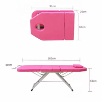 SW Massage lit de massage pliant lit de cils Spa tatouage canapé Salon de beauté civière esthétique Portable