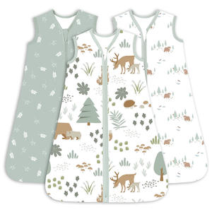 <span class=keywords><strong>Gigoteuse</strong></span> pour bébé de 0 à 6 mois, <span class=keywords><strong>TOG</strong></span> 0,5, 100% coton, fermeture éclair bidirectionnelle, couverture portable, sac de couchage pour bébé garçon et fille - Product Image 1