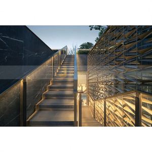 ANN5684 Modern Coated Stainless Steel Partitions <b>Decorative</b> Metal <b>Screens</b> Divider for Hotel Lobby Commercial Spaces - Product Image 3