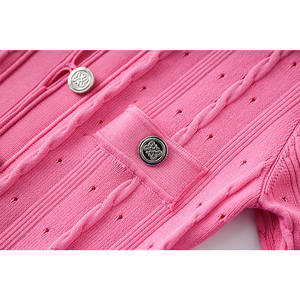 Nuovo <span class=keywords><strong>abito</strong></span> <span class=keywords><strong>in</strong></span> <span class=keywords><strong>maglia</strong></span> a manica corta autunno inverno Design da donna con bottone rosa <span class=keywords><strong>rosso</strong></span> elastico tinta unita elegante <span class=keywords><strong>abito</strong></span> Midi - Product Image 5