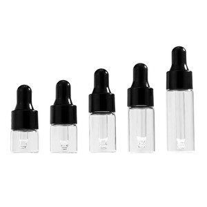 Frasco <span class=keywords><strong>de</strong></span> <span class=keywords><strong>vidrio</strong></span> cosmético portátil con gotero color oro rosa <span class=keywords><strong>de</strong></span> 3ml 5ml, botella recargable para aceites esenciales y líquidos, para viajes y muestras. - Product Image 2