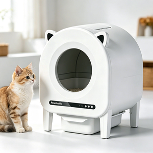 Caja de arena inteligente para gatos con autolimpieza y monitoreo, aplicación WiFi, certificación RoHS y UKCA - Product Image 1