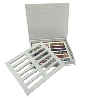 Caja de Regalo Rígida con Cierre Magnético Ecológico Personalizada, Caja de Perfume en Forma de Libro OEM, Forro de Esponja Eva, Recubrimiento UV, Grabado en Relieve