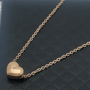 Collier pendentif cœur en acier inoxydable, chaîne en or rose, argent, jaune, breloque clavicule, cadeau, bijou, accessoire de mode - Product Image 4