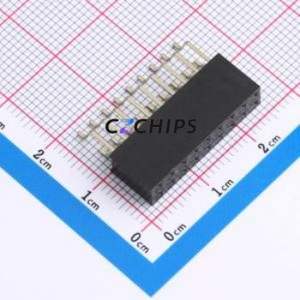 HX PM2.54-2x9P WT Pin Socket SMD,P=2.54mm,Horizontal Mount Connector ( Jack Structure: 2x9P )( Pitch: 2.54mm )( Row Spacing: - Product Image 1