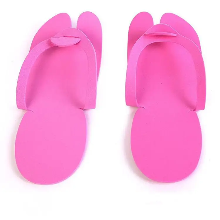 Groothandel Schuim Slippers Slippers Meerdere Kleuren Opvouwbare Pedicure Slippers Voor Gasten Salon Spa Hotel