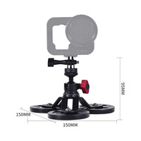 SHOOT Dudukan Kamera Magnetik Mobil Portabel Bahan Aluminium Alloy Tugas Berat Terlaris Kompatibel dengan Kamera Aksi Hero 12/11 Cina