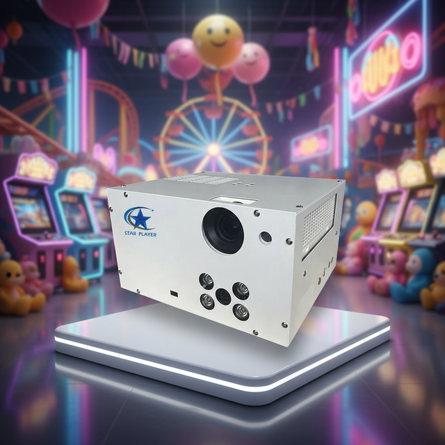 STAR PLAYER SPIN-SN3200 Full 360 Degree Immersive Tunnel Interactive 3D Projection Projector for Remote Control LCD Display