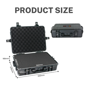 Étui de <span class=keywords><strong>transport</strong></span> et de protection pour équipement médical en ABS durable, grand étui rigide en plastique, étuis à outils professionnels - Product Image 2