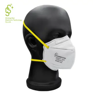 Toptan fabrika olmayan dokuma tam yüz güvenlik Niosh onaylı N95 solunum yüz maskesi günlük kullanım için