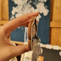 Aimant de réfrigérateur en argent fait main de qualité supérieure, teinture tie-dye, artisanat textile traditionnel, souvenir décoratif, cadeau pour la maison, la cuisine, les programmes, les mariages