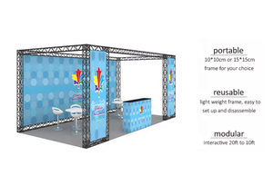 Pantalla de armadura de aluminio duradera impermeable sin herramientas portátil personalizada para equipos de <span class=keywords><strong>ferias</strong></span> comerciales <span class=keywords><strong>y</strong></span> <span class=keywords><strong>exposiciones</strong></span> - Product Image 4