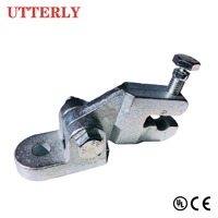 Soporte Antivuelco de Alta Resistencia QT450 de Hierro Dúctil Electrogalvanizado con Certificación UL CE para Tubería de Riego Sch10 Sch40, Suministro de Fábrica