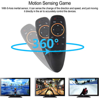 Control Remoto Inalámbrico G10S 2.4G con Giroscopio y Control por Voz para Android TV Box, Smart TV, PC con Windows, Laptop