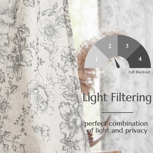 <span class=keywords><strong>Tende</strong></span> plissettate su misura JINCHAN, Drappeggi floreali a peonia a impatto zero, Trattamento finestre di alta qualità <span class=keywords><strong>per</strong></span> proprietà di lusso - Product Image 5