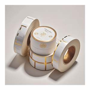 Lebel d'autocollant de logo de produit d'emballage cosmétique de feuille d'or de haute qualité - Product Image 3