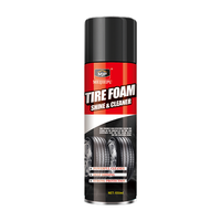 Spray de brillance pour pneus de voiture Agent de remise à neuf pour roues en caoutchouc brillant Revêtement de polissage Brightener Protection Cleaner
