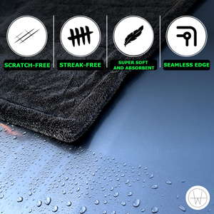 Toalla de Doble Torsión Sin Costuras de 1400 GSM al por Mayor, de Alta Absorbencia y Calidad para Detallado y Limpieza - Product Image 4