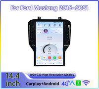 Navegador GPS para Auto de 14.5'' para Ford Mustang 2015-2021, Estéreo para Auto, Unidad Principal Android Auto, Reproductor Multimedia DVD Estilo Tesla, Carplay