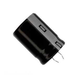 Distributeur agréé CAP ALUM 470UF 20% 100V SNAP TH Through Hole ECO-S2AA471BA Condensateur 470 uF - Product Image 1