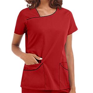 Usine ODM Taille du client Ensembles Jogger à manches courtes Scrubs médicaux Uniforme d'hôpital en gros - Product Image 5