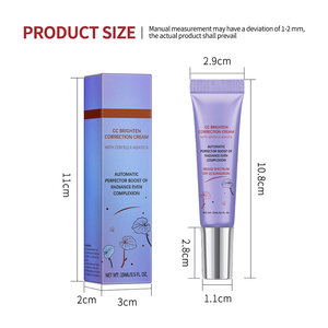 Lakerain Crème CC 3 couleurs, correcteur de teint, maquillage léger hydratant, base de maquillage longue durée 15ml - Product Image 5