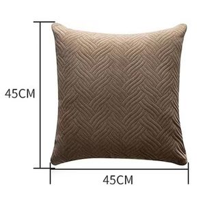 Fodera per Cuscino Decorativo Quadrato Morbido e Personalizzabile in Tessuto Intrecciato di Lusso Moderno Amity Wholesale per Hotel, Soggiorno e Divano - Product Image 2