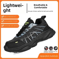 Chaussures de sécurité isolées 6KV Flyknit, légères, tendance, avec embout composite anti-écrasement, respirantes, baskets de travail