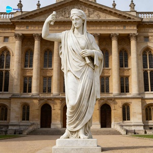 Estatua Antigua de Dios Griego Romano de la Sabiduría, Grande, para Exteriores, Estilo de Diseño Natural, Mármol - Product Image 4