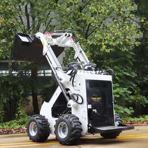 รถตักล้อยางขนาดเล็กคุณภาพสูง ระบบขับเคลื่อนแบบตีนตะขาบ พร้อมมอเตอร์ปั๊ม PLC  รับน้ำหนักได้สูง  ความจุบุ้งกี๋ 0.2 ลูกบาศก์เมตร พร้อมเครื่องยนต์ - Product Image 5