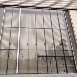 Panneaux de mur-rideau modernes en alliage d'aluminium et en verre pour une utilisation extérieure dans les centres commerciaux, les hôtels, les villas, les halls, écologiques et ignifuges - Product Image 4