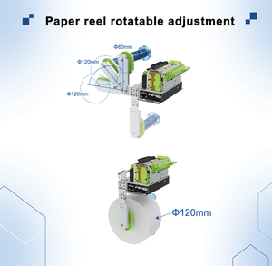 Cashino KP-302 3 ''80mm nhanh, nặng sử dụng máy in nhãn tiên tiến cho kho, Trung tâm phân phối và bến cảng - Product Image 5
