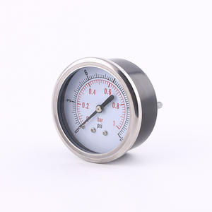 เกจวัดความดันทั่วไป40มม. ตัวเรือนสแตนเลส0-1bar เกจวัดความดันต่ำ - Product Image 3